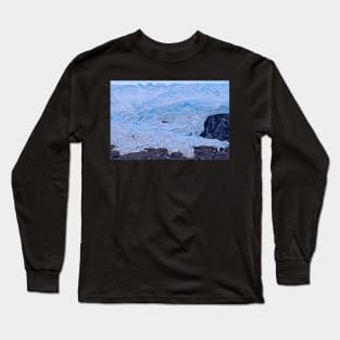 At the Glacier's Edge - Arctic Svalbard Long Sleeve T-Shirt